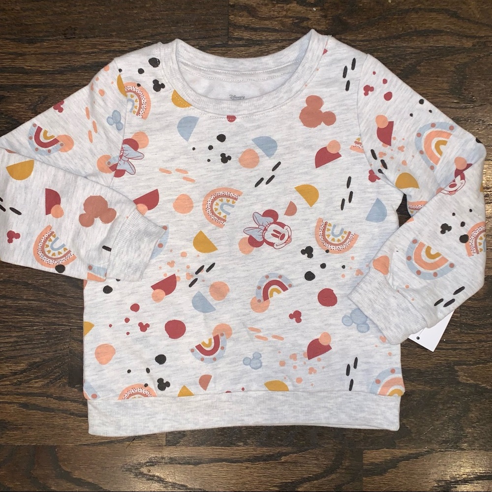Disney Minnie Mouse crewneck sweatshirt NWT - Picture 1 of 3
